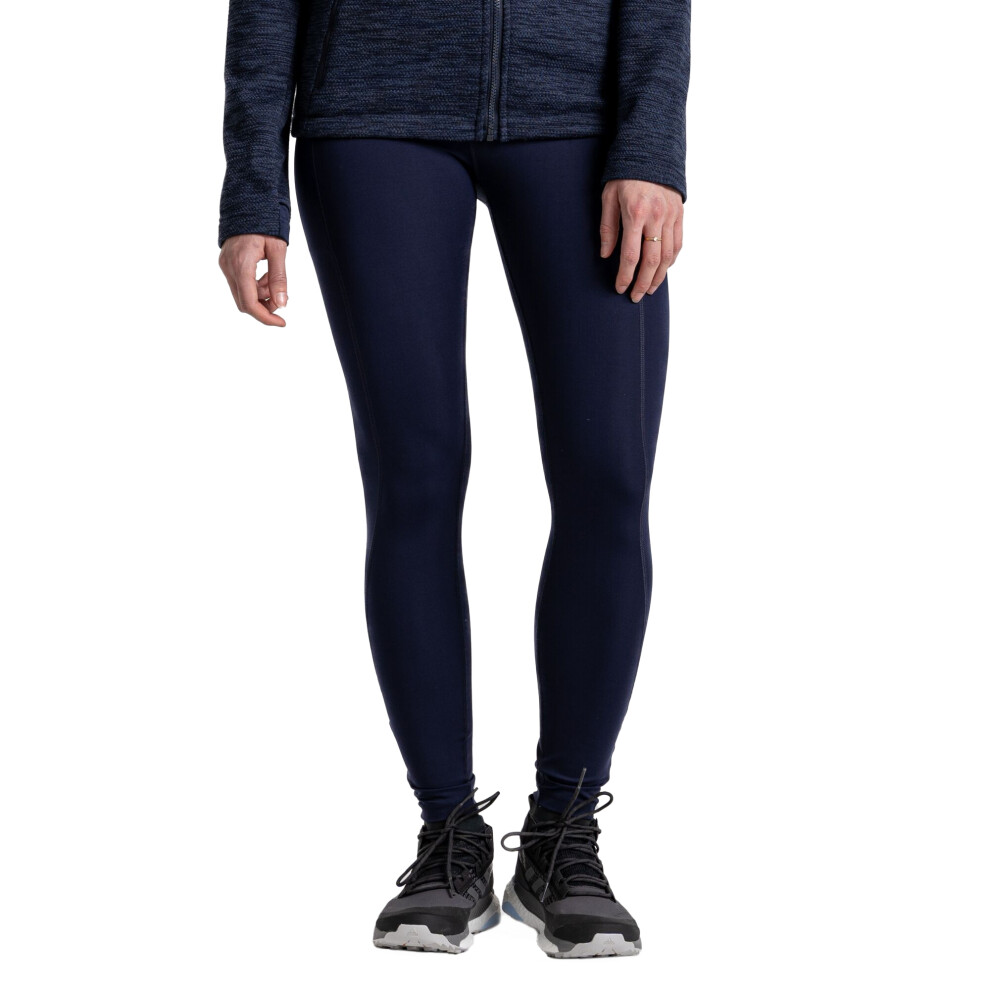 (14 UK R, Blue Navy) Craghoppers Womens/Ladies Kiwi Pro Plain Leggings