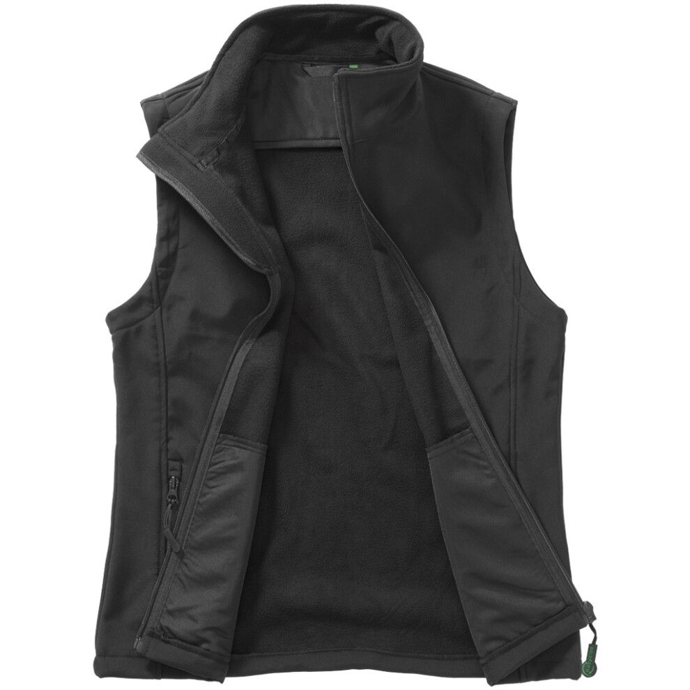(L, Black) Result Womens/Ladies Softshell Body Warmer