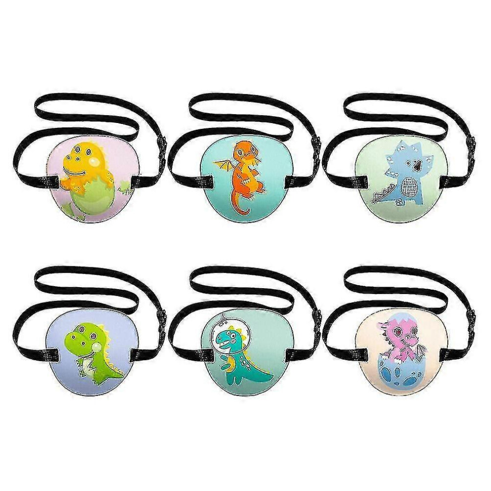 6 Pcs Eyepatch Lazy Eye Light Blocking Eye Patches Lazy Eye Pads Eye Patches Kids Non- Woven Eye Patch