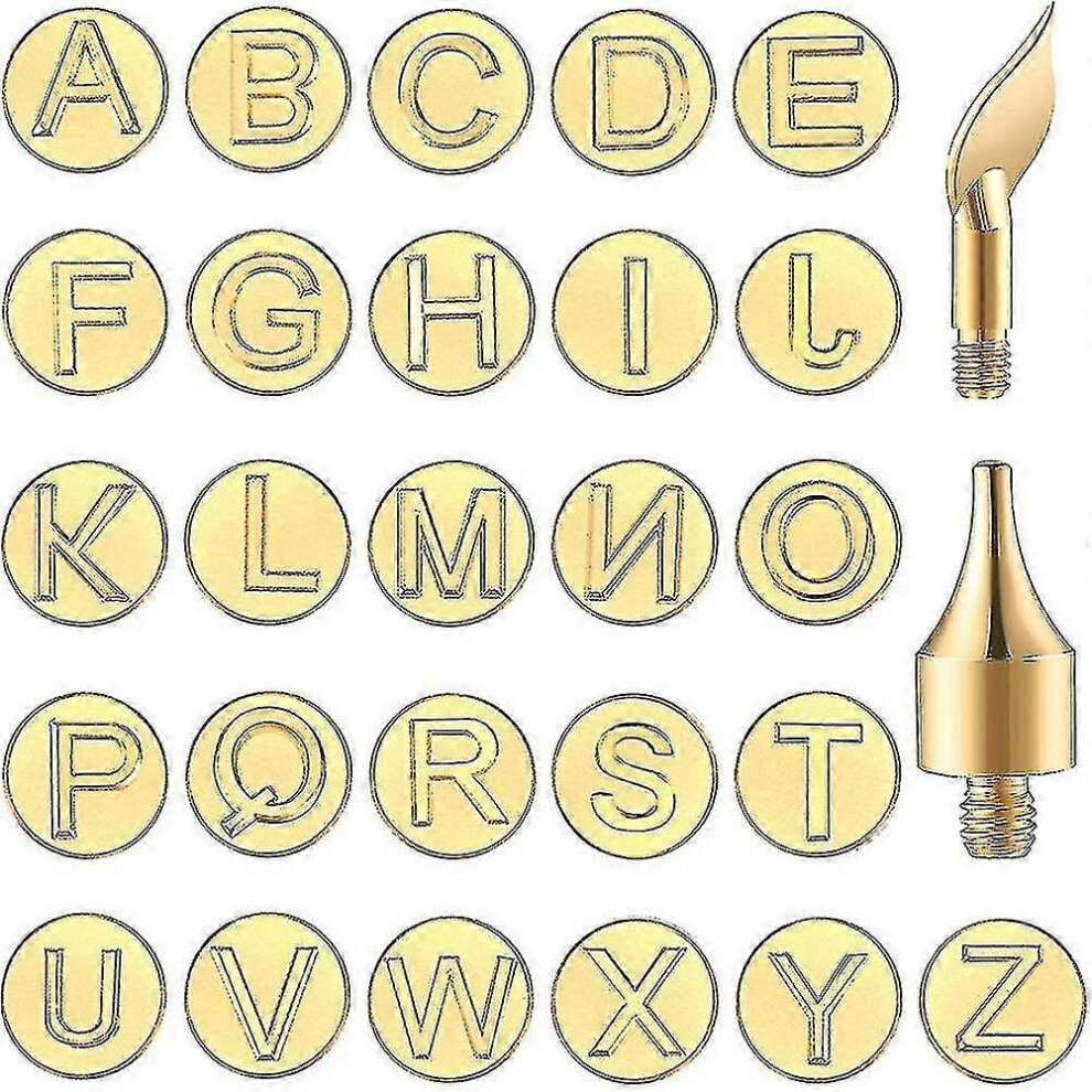 28 Pieces Of Wooden Burning Tip Letters Wooden Burning Tools Personalized Sets,used compatible with