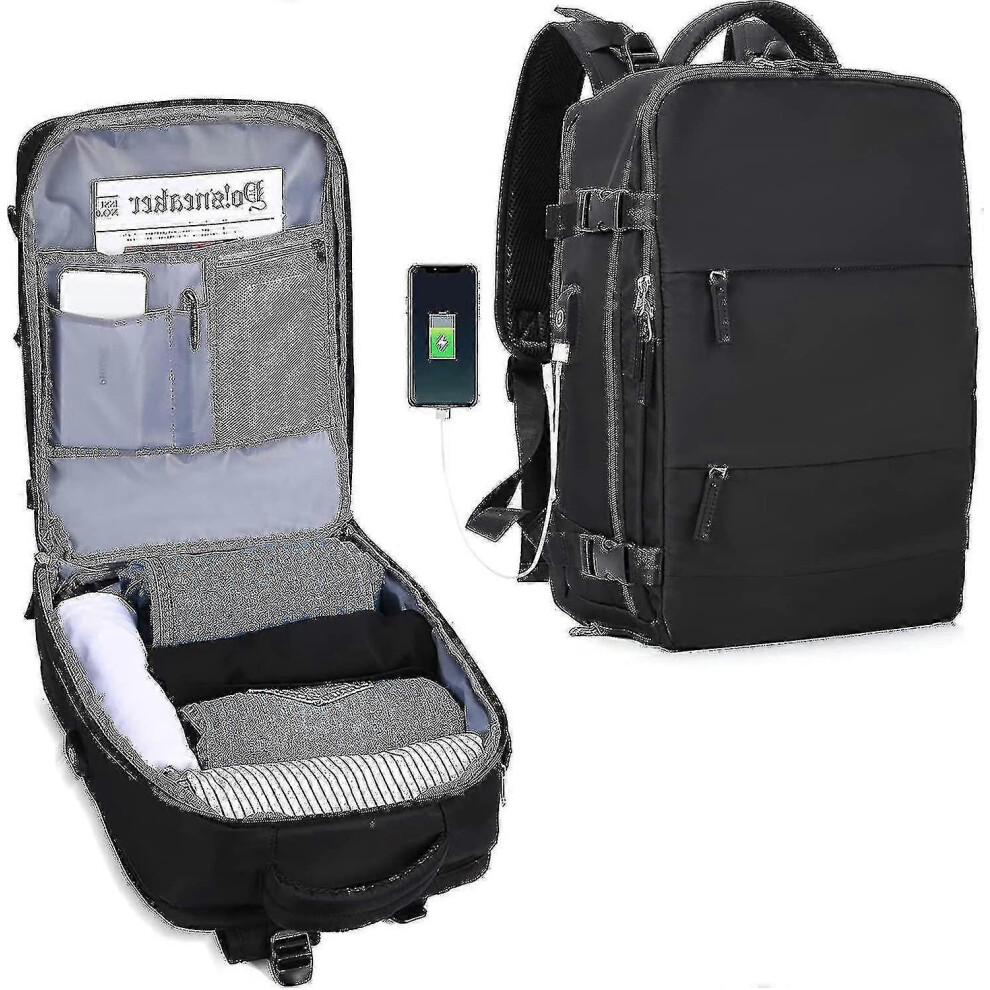 Large Travel Backpack Women, Carry On Backpack Men,hiking Backpack Waterproof Outdoor Sports Rucksack Casual Daypack School Bag Fit 14 Inch