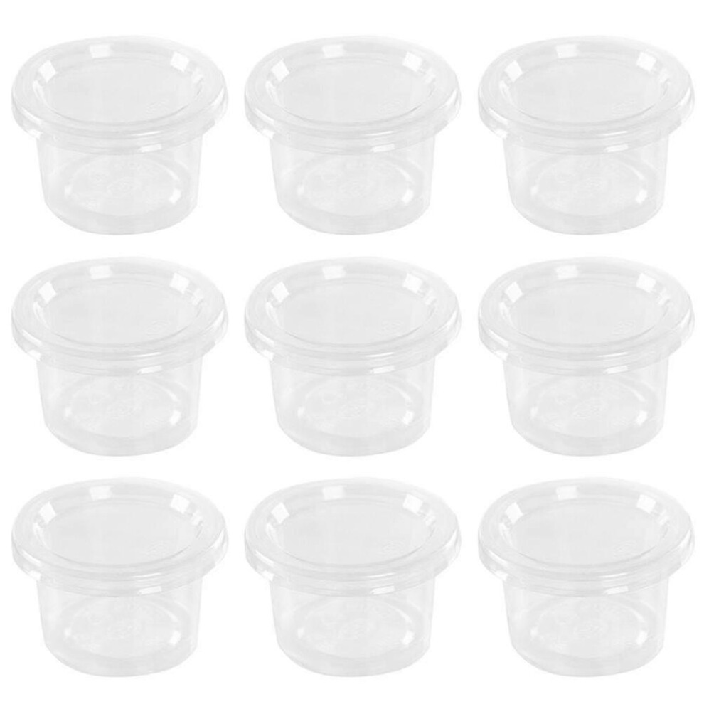 100 Pcs Containers Lids Disposable Condiment Cup Cups Lids Disposable Condiment Containers Disposable Sauce Cup