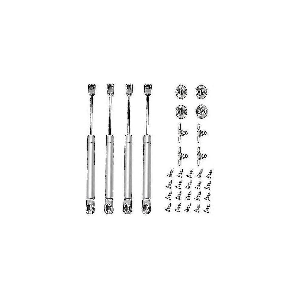4pcs Gas Strut 80n Hydraulic Strut Cabinet Door Shock Absorber for Cabinets Bookcases Furniture(4, 80n)