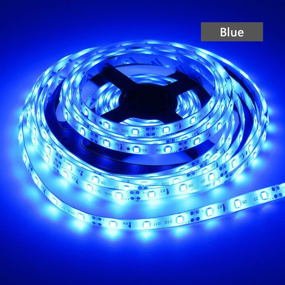 (blue, 5m-2pin (only bare light)) Malitai Kitchen Closet Led Lighting Tape Dc12v 5m Flexible Led Strip Lights Rgb 2835 White/warm White Led Diode Tv Back Lamp