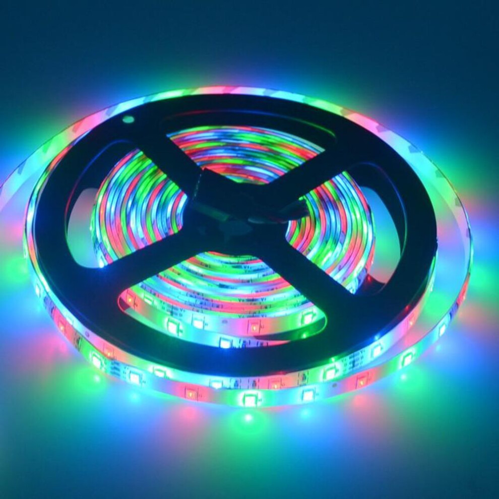 (multicolor, 5m-4pin (only bare light)) Malitai Kitchen Closet Led Lighting Tape Dc12v 5m Flexible Led Strip Lights Rgb 2835 White/warm White Led Diode Tv Back Lamp