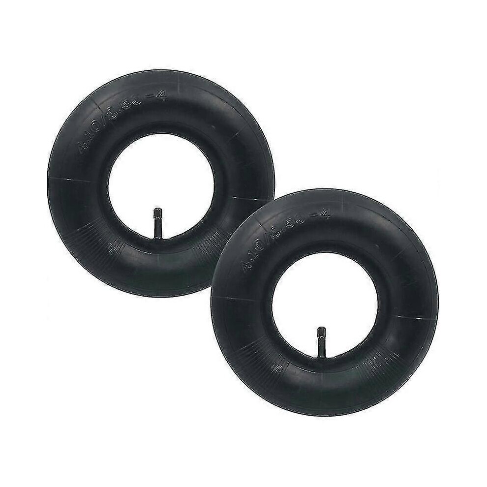 2pcs 4.10/3.50-4 Inner Tube Tire Tr-13 Straight Valve Compatible Hand Truck, Trolley, Hand Cart, Garden Cart, Lawn Mower