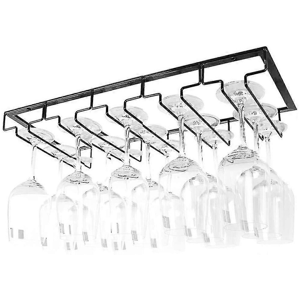 Hanging Wine Glass Holder Metal Wine Glass Holder Under Cabinet Installation