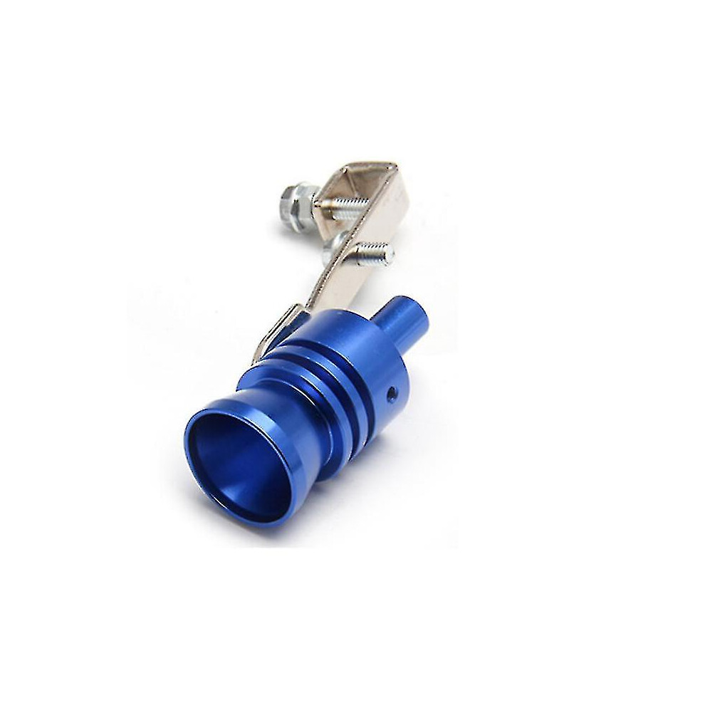 (, S) Car Modified Exhaust Pipe, Turbo Imitating Sound Generator, Turbo Whistle, Motorcycle Accessories Blue