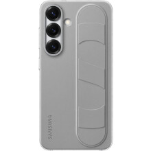 Coque - Samsung - Galaxy S25 - Grigio Chiaro - Funzione Supporto - Protezione Urti e Graffi