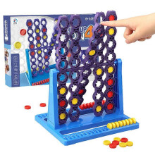 Connect 4 Spin Game, Classic Spinning Connect 4 Grid Game, 2 Player Board Games for Family and Kids, Strategy Board Games