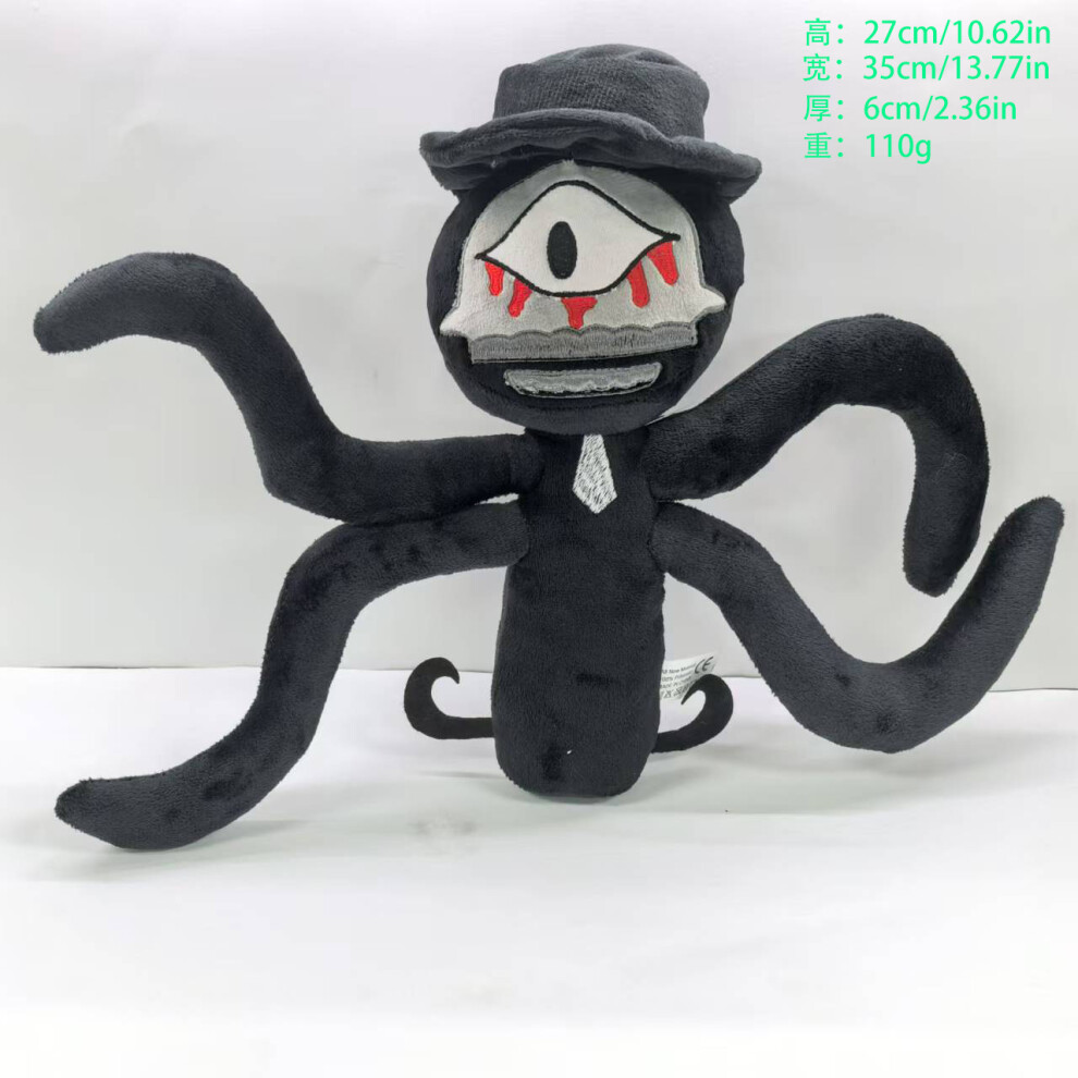 (Mutant black hat) Rhythm box sprunki plush doll new product incredibox game peripheral plush toys-image-OPC-PG66XXJ-NEW