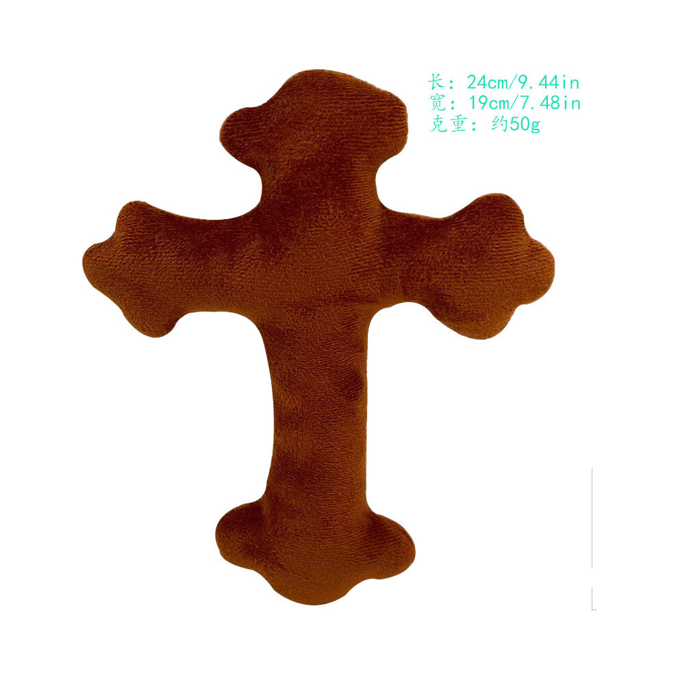 Bghone ( Cross) Doors Roblox Figure Plush Toy Horror Escape Door Doll Monster Doll Brown