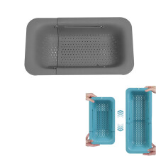 pieza (gris, aproximadamente 360 x 200 x 50 mm) Lave verduras y frutas, escurra la pasta cocida y seque los platos. Ampliable. Nuevos elementos esenci