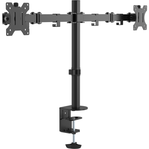 Support de bureau pour 2 écrans LCD Vision VFM-DPD - Noir - Taille d'écran : 13"-27"