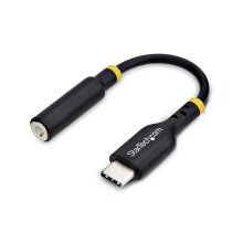 StarTech.com USB-C Audio Adapter to 3.5mm TRRS Jack, Headphone Aux Dongle - USB-C to headphone jack adapter - 12.7 cm