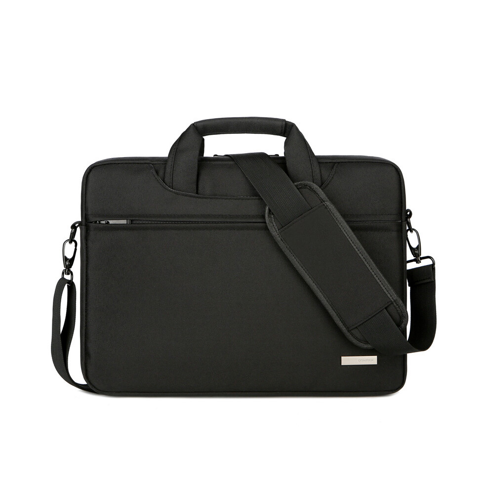 15 15.6 16 Inch Laptop Bag/Waterproof Briefcase Business Case/Pc Cover For 15" 16" Macbook Pro, Xps 15 & Plus 14-16 Inch Notebooks Laptops - Black 9113374504553