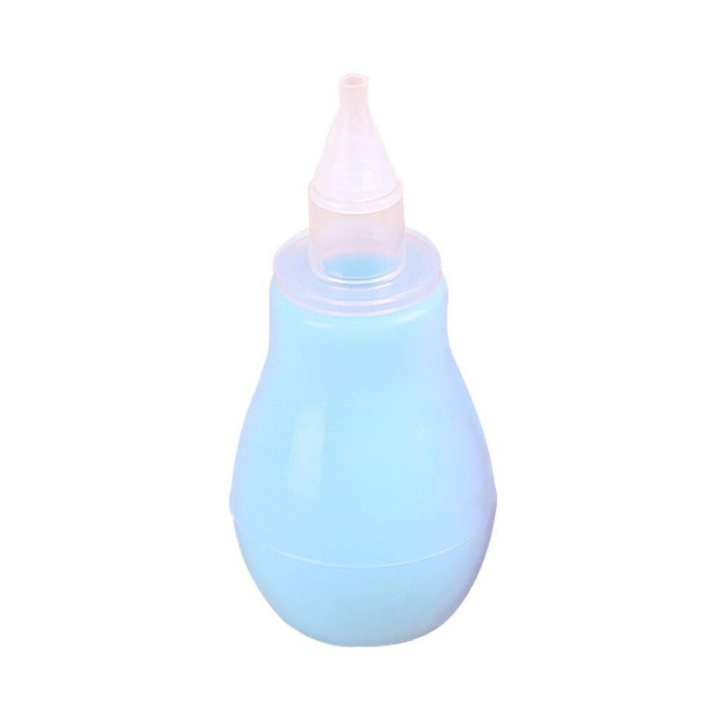 (blue) Puntos Baby Safe Nasal Vacuum Aspirator Suction Nose Cleaner Mucus Runny Inhale