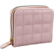 Monedero para mujer, monedero de piel sint?tica con m?ltiples ranuras y compartimentos para tarjetas, tarjetero para mujer con cremallera, billetera d