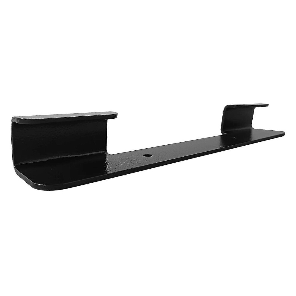 (Black) Heavy Duty Wheelie Bin Brackets Rust-resistant Trash Can Holder For Commercial Areas