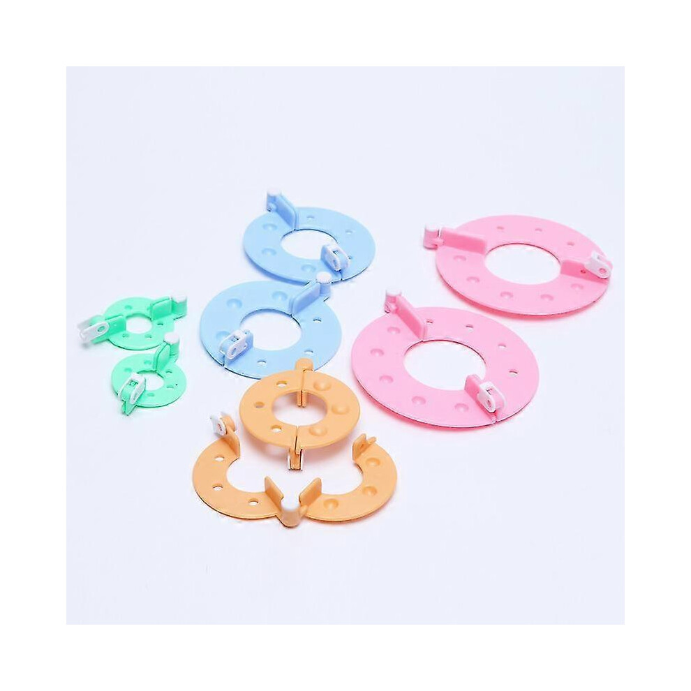 8 Pcs Pompom Maker Kit Knitting Crafts Different Sizes Plush Ball Making Tool