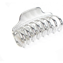 Mode Retro Legering Haarspeld voor Meisjes (Fel Zilver), Grote Punk Haarspeld, Vrouwen Klauw Haarspeld, Dikke Haar Badaccessoires