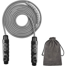 Springtouw voor kinderen en volwassenen, verstelbaar springtouw met kogellagers en antislip schuimrubberen handgrepen voor fitness, crossfit, sport, b
