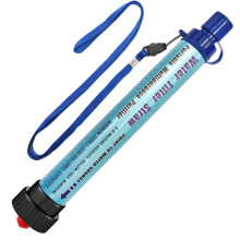 Filtro per acqua personale Sistema di filtraggio dell'acqua da 2000 litri Rimuove il 99,9% dei batteri Filtro da 0,01 micron Cannuccia Acqua potabile