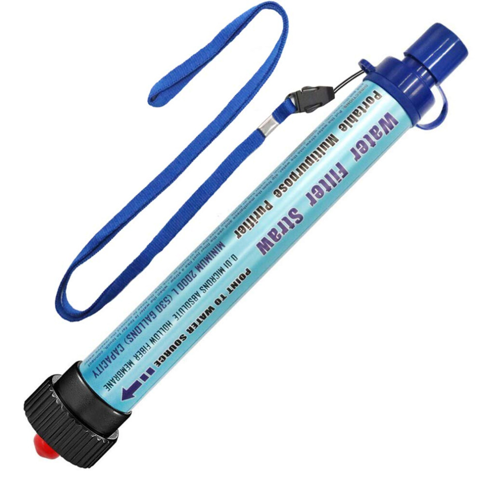Personal Water Filter 2000L Water Filtration System Removes 99.9% Bacteria 0.01 Micron Filter Straw Drinking Water for Hiking Travel Backpacking Campi-image-OPC-PG5VCXQ-NEW