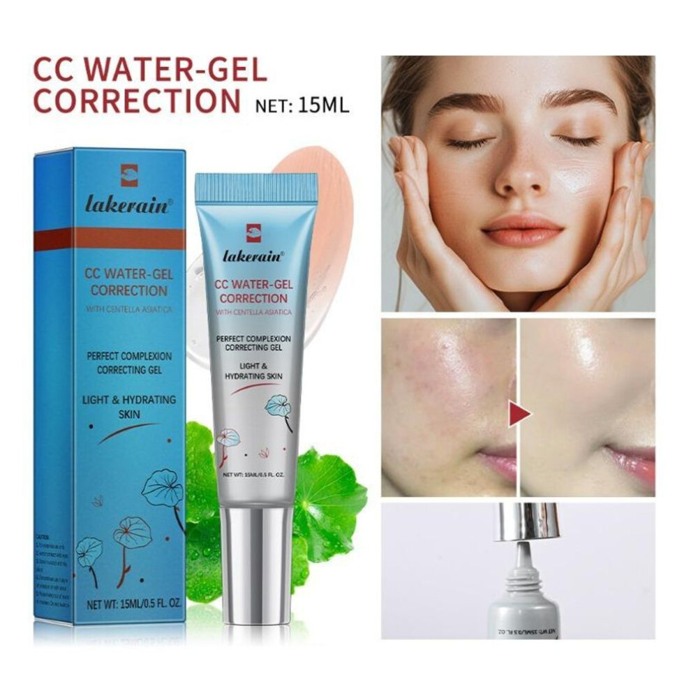(as the picture, #3 Transparent) Centella Cc Cream Concealer Long Lasting Invisible Pore Moisturizing And Brightening Primer Primer