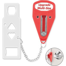Draagbaar huisslot - Veiligheidsslot voor op reis voor extra veiligheid en privacy - Perfect voor op reis, in hotels, huizen, appartementen, op de uni