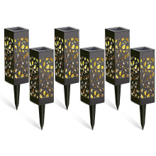 Solar Lights for Garden - Set of 6 Outdoor Solar Garden Lights