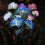 (Blue) Solar Garden Light, Garden 5