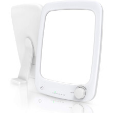L?mpara de fototerapia de 10 000 lux con brillo ajustable y temporizador, l?mpara de simulaci?n de luz diurna con control t?ctil, l?mpara de fototerap