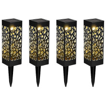 Solar Garden Lights, Outdoor Solar Garden Lights White - 4 pcs