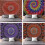 Peacock Psychedelic Hippie Indian Tapestry 200x150 (brushed) 2