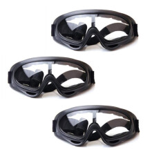3pack Kids Safety Goggles,kids Outdoor Games Goggles for Nerf N-strike Pistol Elite Gun Game Eye Protection And for Lab Work