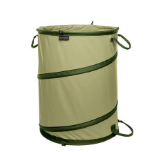 Bolsas de basura plegables para jard?n, resistentes, 91 L (?46 x 55 cm), bote de basura plegable reutilizable, bolsas para residuos de jard?n para cam