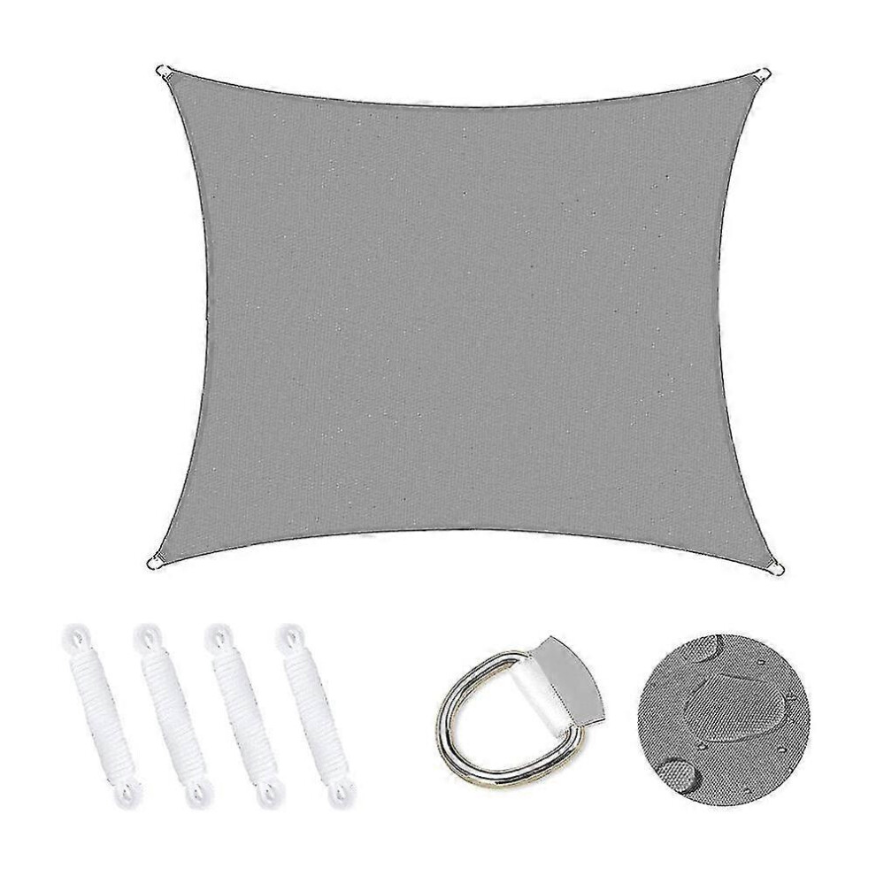 Waterproof Shade Sail Canopy Awning Shelter,shade Sail Rectangle for Outdoor Patio Garden (2.5x3 Me