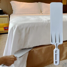 1 herramienta para doblar s?banas, paleta para hacer la cama m?s f?cil y sin levantar el colch?n, ayuda a cambiar s?banas, guardar las s?banas de form