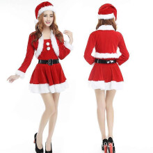 Christmas Costumes Santa Claus Christmas Costumes Halloween Performance Christmas Clothes(M)