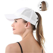Baseball Cap Women Men Unisex Summer Cap Anti UV Sports Cap Ponytail Cap for Running Golf Cycling Hiking(Head Circumference: 57-58cm)
