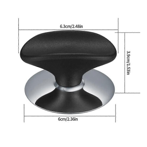 4 Pieces Pot Lid Knobs, Pot Lid Knobs, Kitchen Lid Knob Replacement for Glass Lid, Pots and Pans Handle 1