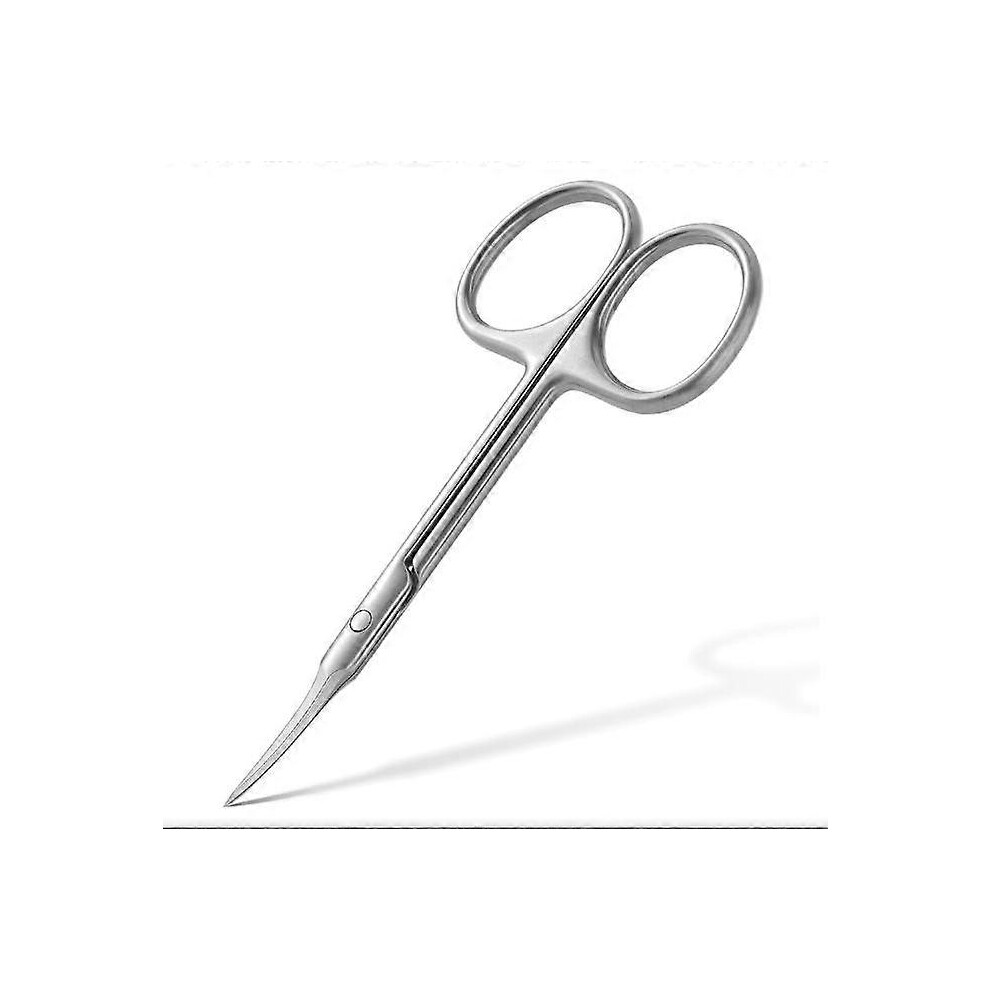 Extra Fine Curved Cuticle Scissors, Super Thin Cuticle Scissors for Skin Care, Professional Manicure Small Cuticle Scissors, Stainless Steel Cuticle T