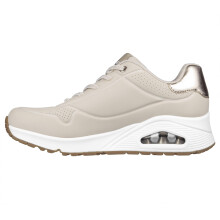 Skechers Dames Uno-Shimmer Away Sneaker NAT 9