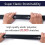 Black Elastic Belt for Men - Plastic Buckle - Fully Adjustable Workout Belt 3