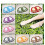 40cm*60cm Big Feet Pattern Anti-slip Absorbent Bathroom Mat Polyester Gray 3