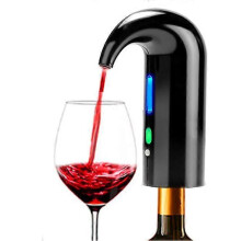Electric Wine Aerator,Stopper Multi-Smart Automatic Wine Dispenser- Premium Aerating Pourer and Decanting Pourer - Wine Preservative,Black