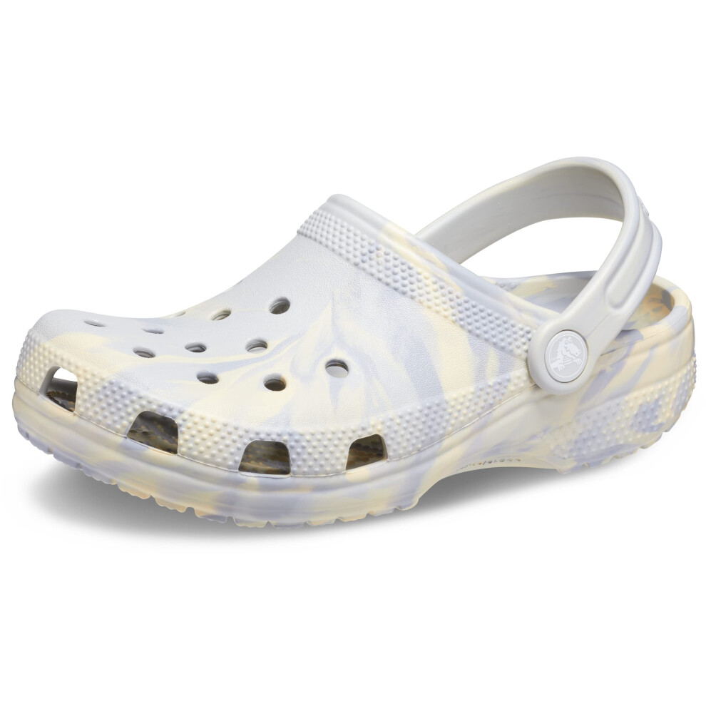 Crocs Kids Classic Marbled Tie Dye Clog  Atmosphere/Multi  8 US Unisex Toddler