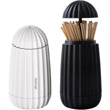 2Pcs Toothpick Holder,Automatic Plastic Toothpick Dispenser Portable Plastic Toothpick Holder Box Toothpick Box Pop Up Toothpick Container Toothpick D