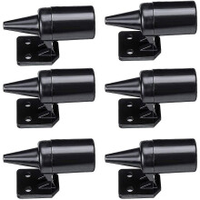 6 Pieces Of Deer Whistle Wild Animal Warning, Ultrasonic Paste Whistle Deer Repellent Black